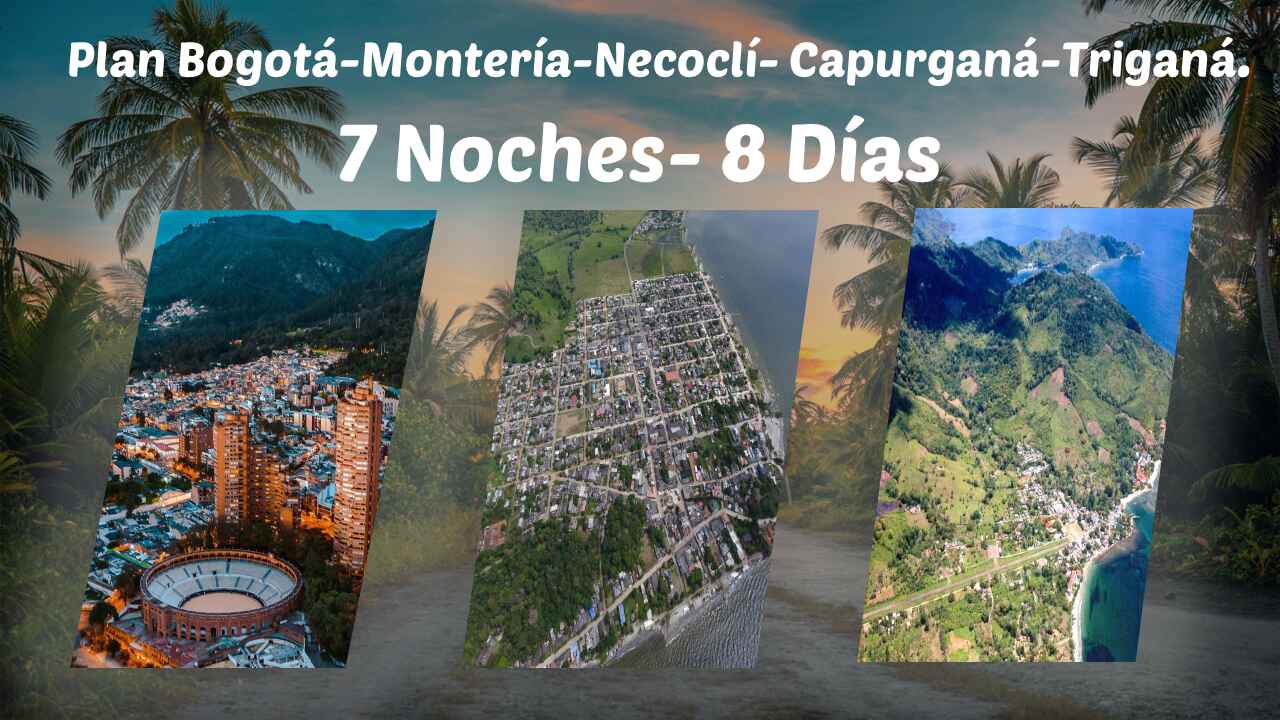  Plan 7 Noches Bogotá Montería Necoclí